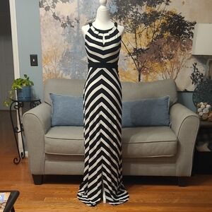 Black & White Chevron Dress